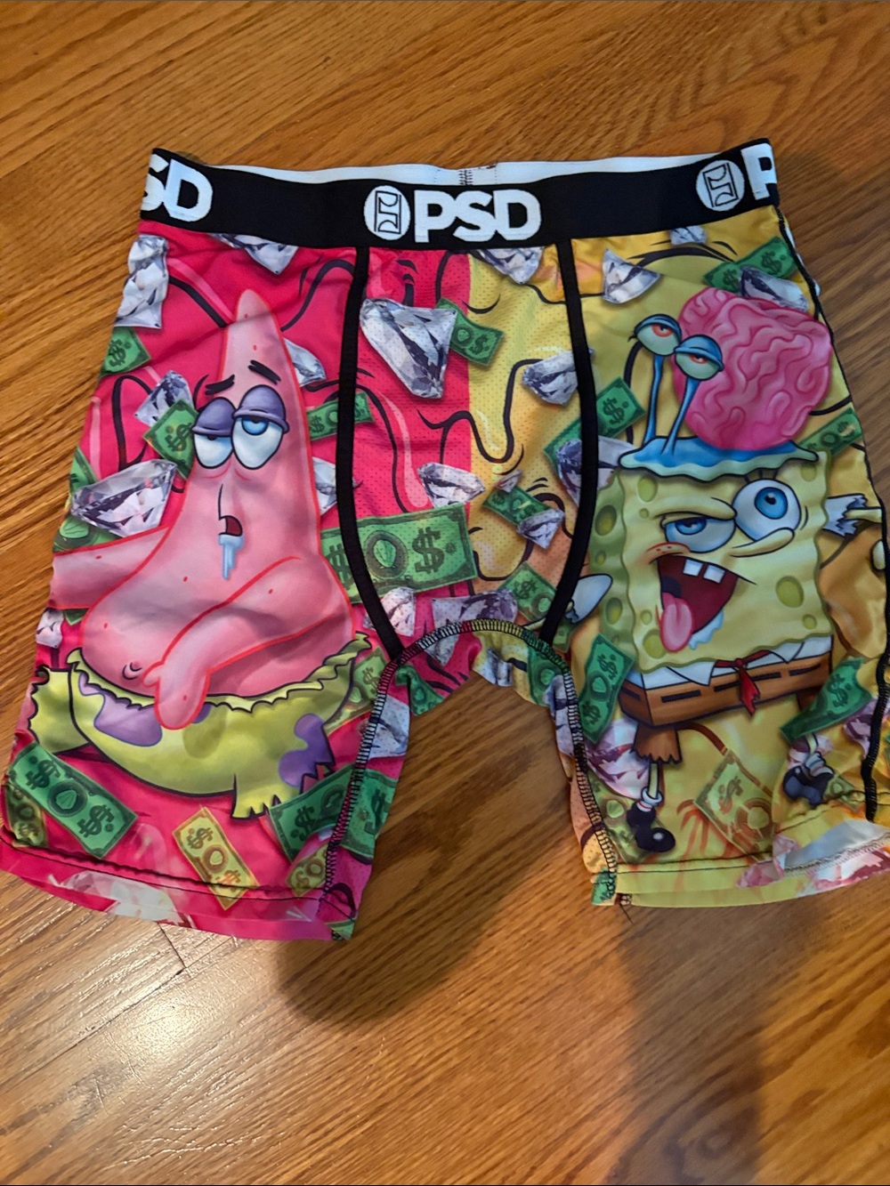 PSD Mens SpongeBob & Patrick Boxer Briefs